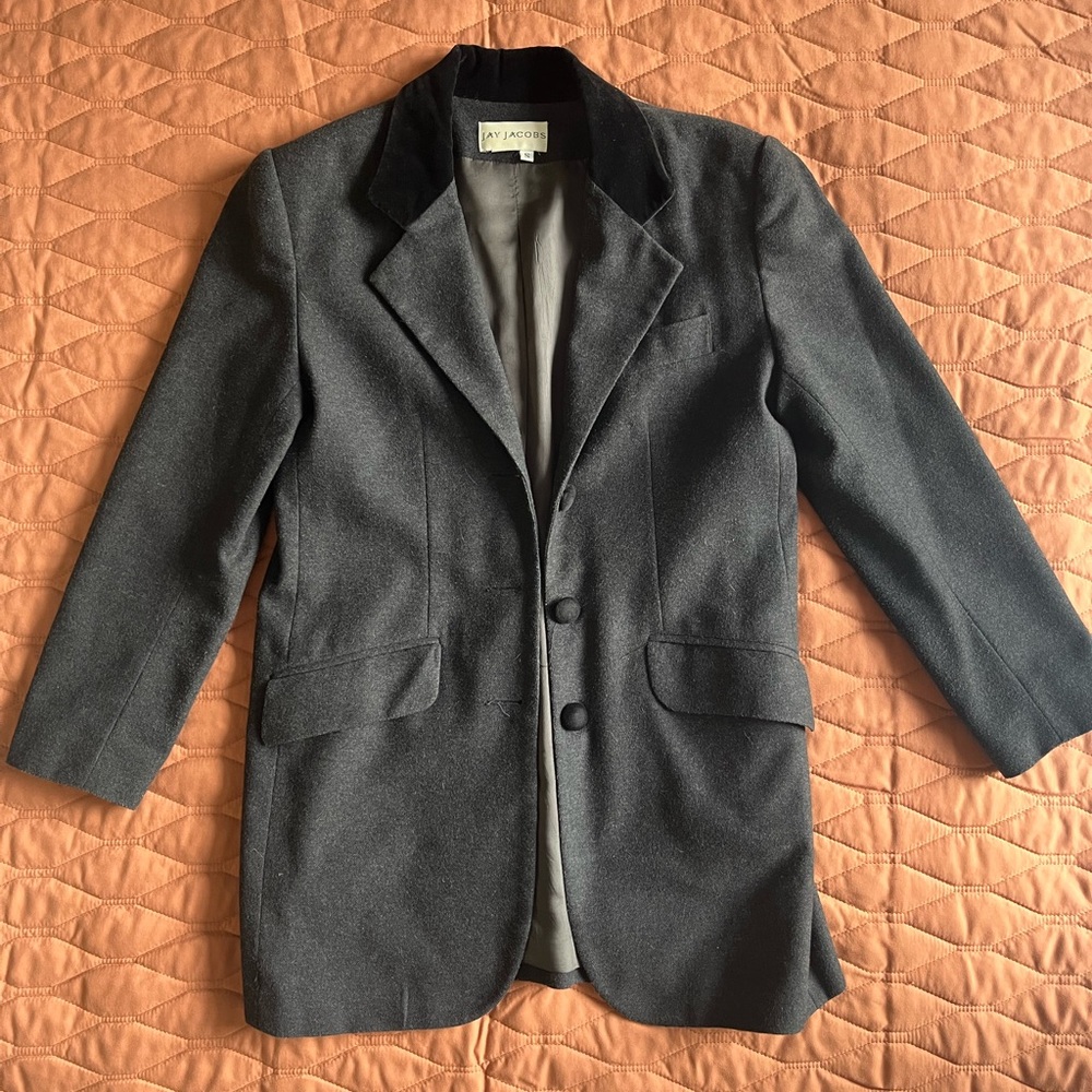 Jay Jacobs wool/polyester/linen blazer